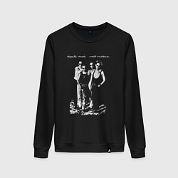 Свитшот хлопковый женский Depeche Mode - World Violation Official Merch, цвет: черный