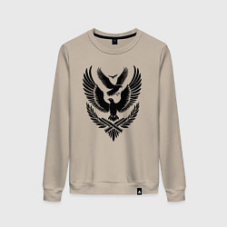 Женский свитшот Три летящих птицы