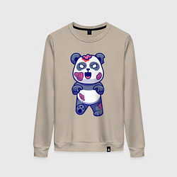 Женский свитшот Зомби панда