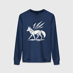 Женский свитшот Лисица с молниями