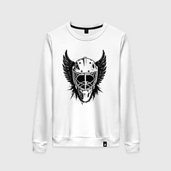 Женский свитшот Крылатая хоккейная маска