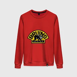 Свитшот хлопковый женский HC Boston Bruins Label, цвет: красный
