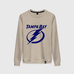 Свитшот хлопковый женский HC Tampa Bay, цвет: миндальный