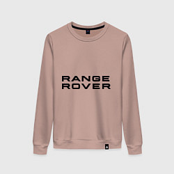 Свитшот хлопковый женский Range Rover, цвет: пыльно-розовый