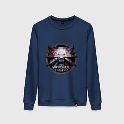 Свитшот хлопковый женский The Witcher 3, цвет: тёмно-синий