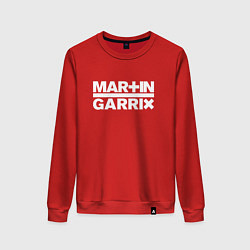 Свитшот хлопковый женский Martin Garrix, цвет: красный
