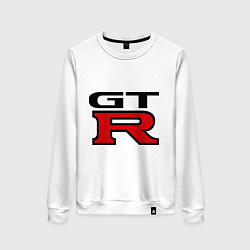Свитшот хлопковый женский Gtr, цвет: белый