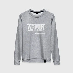 Свитшот хлопковый женский Armin van Buuren, цвет: меланж