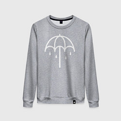 Свитшот хлопковый женский BMTH Symbol, цвет: меланж