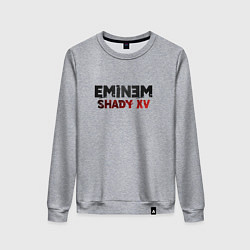 Свитшот хлопковый женский Eminem Shady XV, цвет: меланж