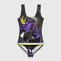 Купальник-боди 3D женский Los Angeles Kings, цвет: 3D-принт