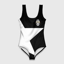 Купальник-боди 3D женский FC Juventus: Star, цвет: 3D-принт
