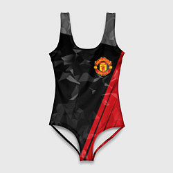 Женский купальник-боди FC Manchester United: Abstract