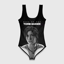 Купальник-боди 3D женский Rise if The Tomb Raider, цвет: 3D-принт