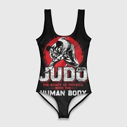Купальник-боди 3D женский Judo: Human Body, цвет: 3D-принт