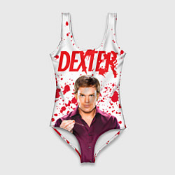 Купальник-боди 3D женский Декстер Dexter, цвет: 3D-принт