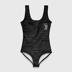 Купальник-боди 3D женский Juventus Asphalt theme, цвет: 3D-принт