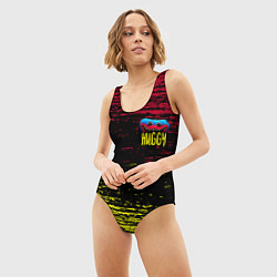 Купальник-боди 3D женский Хагги Вагги - Поппи Плейтайм, цвет: 3D-принт — фото 2