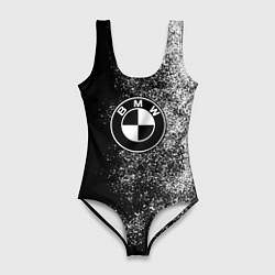 Женский купальник-боди BMW ЧБ Логотип