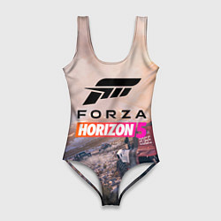 Купальник-боди 3D женский Форза Forza horizon 5, цвет: 3D-принт
