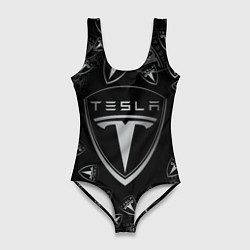 Купальник-боди 3D женский TESLA BIG LOGO PATTERN, цвет: 3D-принт