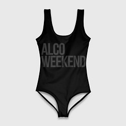 Купальник-боди 3D женский Alco weekend, цвет: 3D-принт