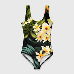 Купальник-боди 3D женский Vanguard floral composition Summer, цвет: 3D-принт