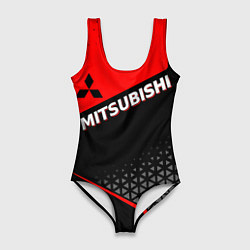 Женский купальник-боди Mitsubishi - Красная униформа