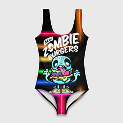 Женский купальник-боди Zombie burgers - Pop Art