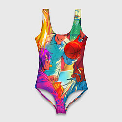 Женский купальник-боди Баскетбол Куроко - Все в сборе