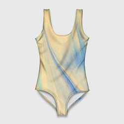 Женский купальник-боди Красочный песок