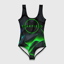 Женский купальник-боди Stafield logo green fire