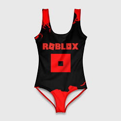 Женский купальник-боди Roblox краски красные