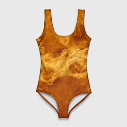 Женский купальник-боди Лава Венеры - star dust