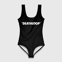 Женский купальник-боди Deathloop logo