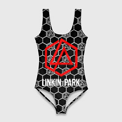 Женский купальник-боди Linkin park logo pattern