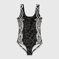 Женский купальник-боди Скандинавский кельтский узор