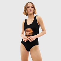 Купальник-боди 3D женский 2025 год на деревянном спиле, цвет: 3D-принт — фото 2