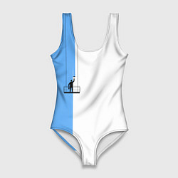 Женский купальник-боди Моляр красит стену