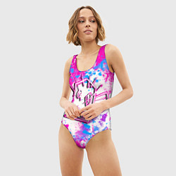 Купальник-боди 3D женский Мартышка Джинкс - Arcane, цвет: 3D-принт — фото 2