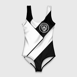 Женский купальник-боди Манчестер Юнайтед геометрия