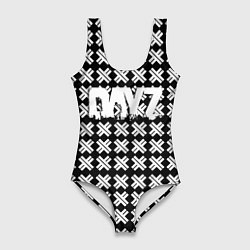 Купальник-боди 3D женский Dayz крестики, цвет: 3D-принт