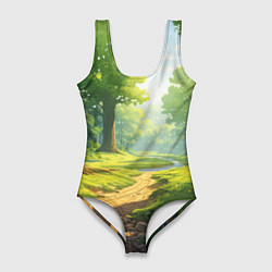 Женский купальник-боди Fabulous forest