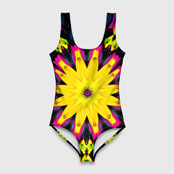 Женский купальник-боди Звездный калейдоскоп