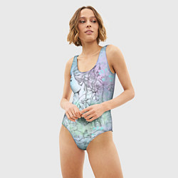 Купальник-боди 3D женский Скетч японские дорамы, цвет: 3D-принт — фото 2