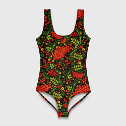 Купальник-боди 3D женский Традиционная узорная роспись, цвет: 3D-принт