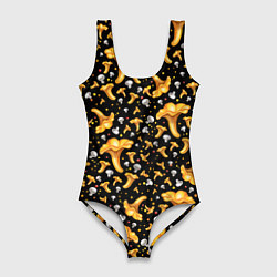 Женский купальник-боди Грибной дождик