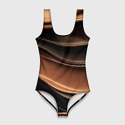 Женский купальник-боди Шоколадная глазурь