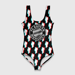 Купальник-боди 3D женский Бавария Мюнхен люди, цвет: 3D-принт