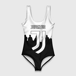 Купальник-боди 3D женский Ювентус команды, цвет: 3D-принт